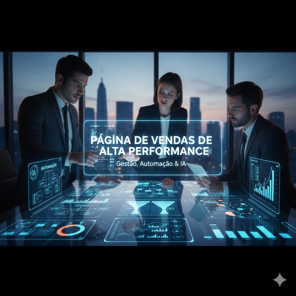 Página de Vendas de Alta Performance: como estruturar com Gestão, Automação e IA