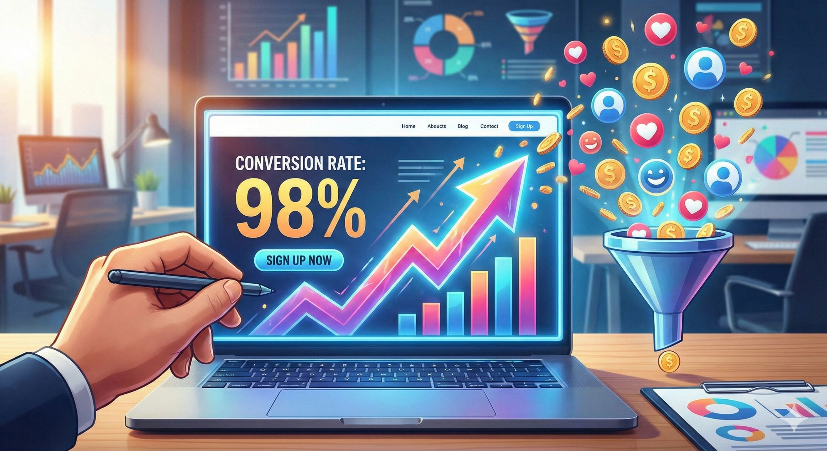 Landing Pages que Convertem em 2025: Guia Sênior para Otimizar Taxas de Conversão e ROI 