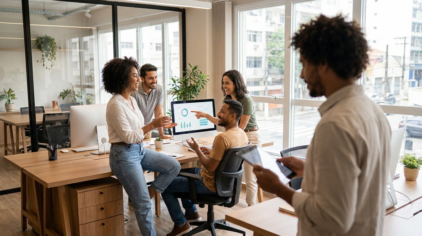 Painel de KPIs de atendimento