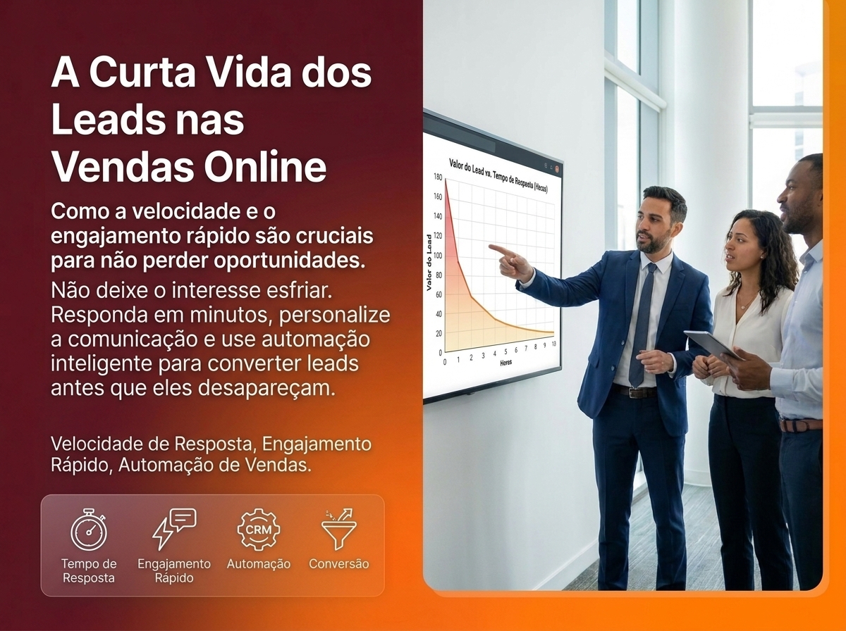 A curta vida útil dos leads na vendas online